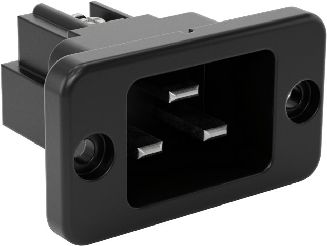 IEC Connector, Vidalı Erkek, Vida Terminali, C20