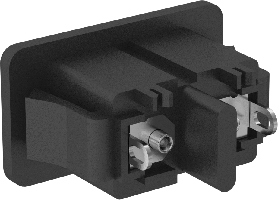 IEC Connector, Çıtçıtlı Erkek, C8 Polarize, VDE Sertifikalı