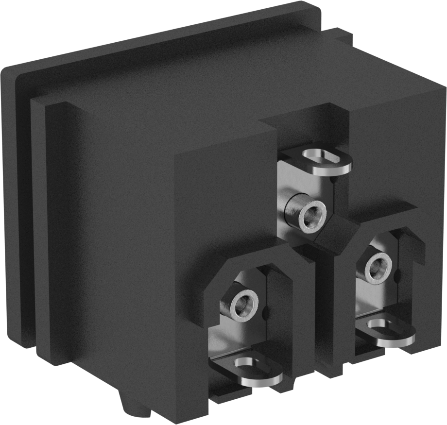 IEC Connector, Çıtçıtlı Erkek, Tırnaklı Terminal, C6
