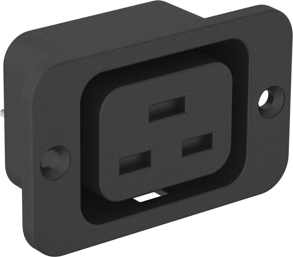 IEC Connector, Vidalı Dişi, Hızlı Ayrılabilir Terminal, C19