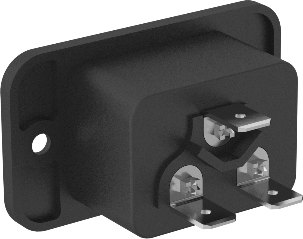 IEC Connector, Vidalı Erkek, Hızlı Ayrılabilir Terminal, C20