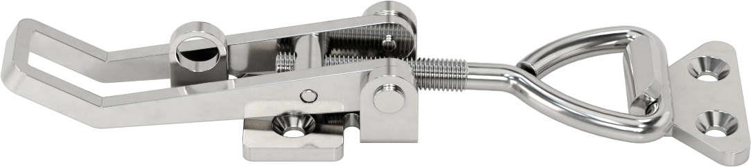 Ayarlanabilir Tutamaklı Çekme Mandalı, 316 Paslanmaz Çelik, 7-1/8“ Uzunluk x 1-5/8” Genişlik