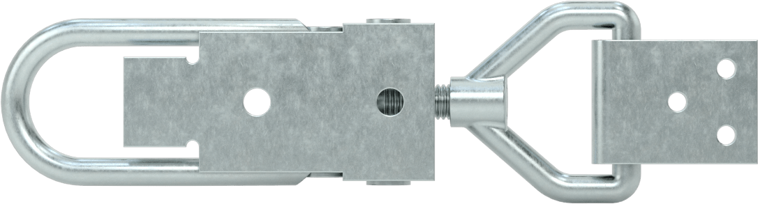 Ayarlanabilir Tutamaklı Çekme Mandalı, Galvanizli Çelik, 6-7/8“ Uzunluk x 1-13/16” Genişlik