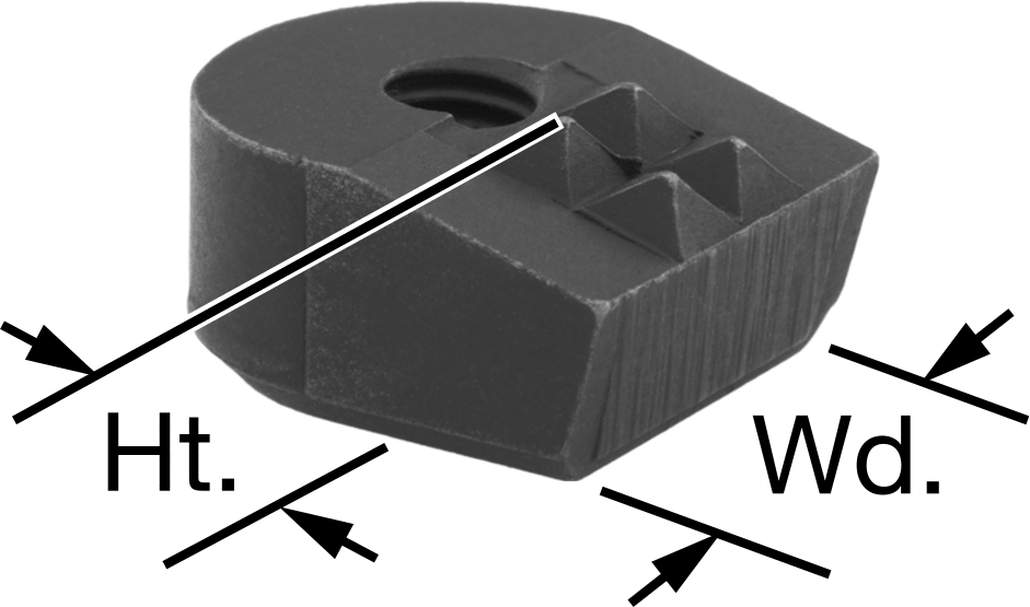 Four Point Fine Serrations