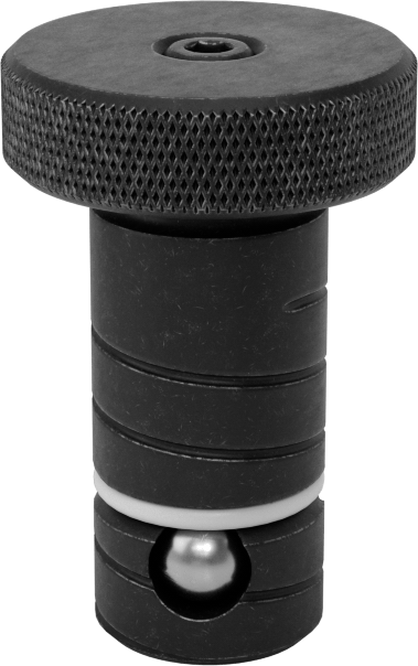 1/2" Kalınlık için Kelepçe, 13 mm Çap x 1,080" Uzunluklu Şaftlı Top Kilitli Hızlı Değiştirilebilir Fikstür
