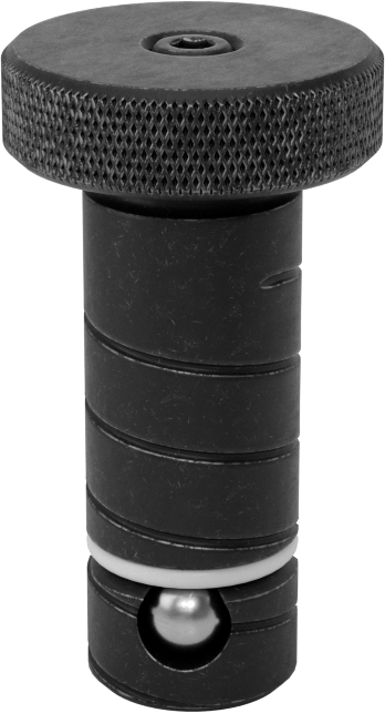 3/4" Kalınlık için Kelepçe, 13 mm Çap x 1,330" Uzunlukta Şaftlı Top Kilitli Hızlı Değiştirilebilir Fikstür