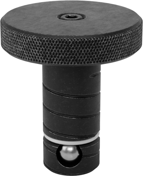 3/4" Kalınlık için Kelepçe, 16 mm Çap x 1,400" Uzunluklu Şaftlı Top Kilitli Hızlı Değiştirilebilir Fikstür
