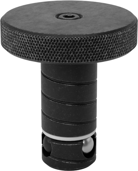 3/4" Kalınlık için Kelepçe, 16 mm Çap x 1,400" Uzunluklu Şaftlı Top Kilitli Hızlı Değiştirilebilir Fikstür