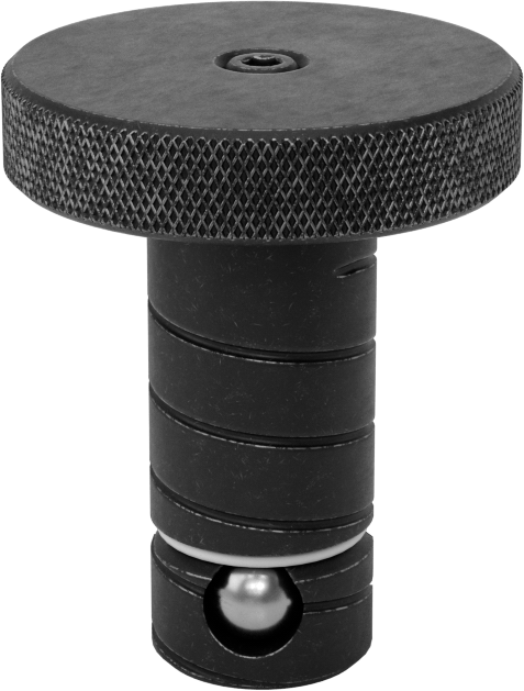 1 inç Kalınlık için Kelepçe, 20 mm Çap x 1,780" Uzunluklu Şaftlı Top Kilitli Hızlı Değiştirilebilir Fikstür