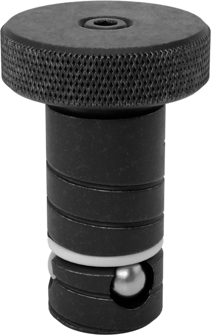 1/2" Kalınlık için Kelepçe, 13 mm Çap x 1,080" Uzunluklu Şaftlı Top Kilitli Hızlı Değiştirilebilir Fikstür