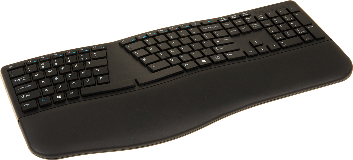 Ergonomic Keyboard (Black)