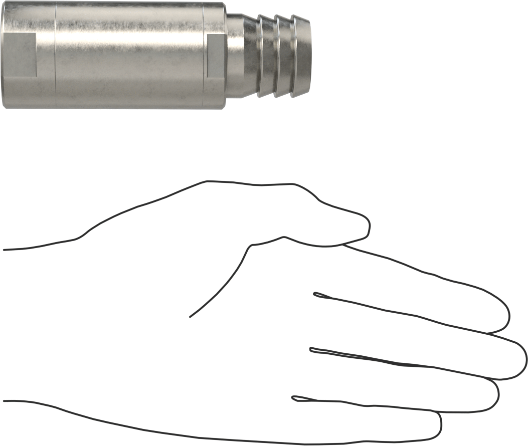 Dikenli Bağlantı Parçalı Ağır Hizmet Tipi Çek Valf, 1“ NPT Dişi Giriş x 1” Dikenli Erkek Çıkış