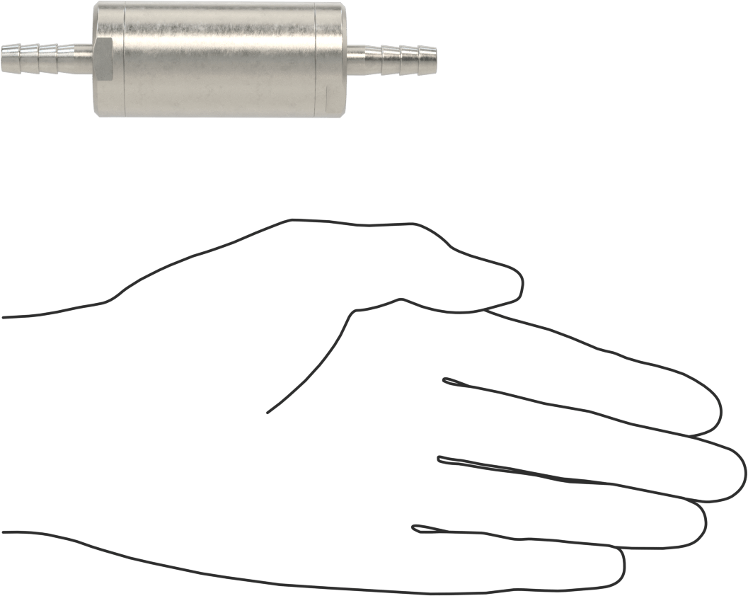 Dikenli Bağlantı Parçalı Ağır Hizmet Tipi Çek Valf, 1/4“ Dikenli Erkek Giriş x 1/4” Dikenli Erkek Çıkış