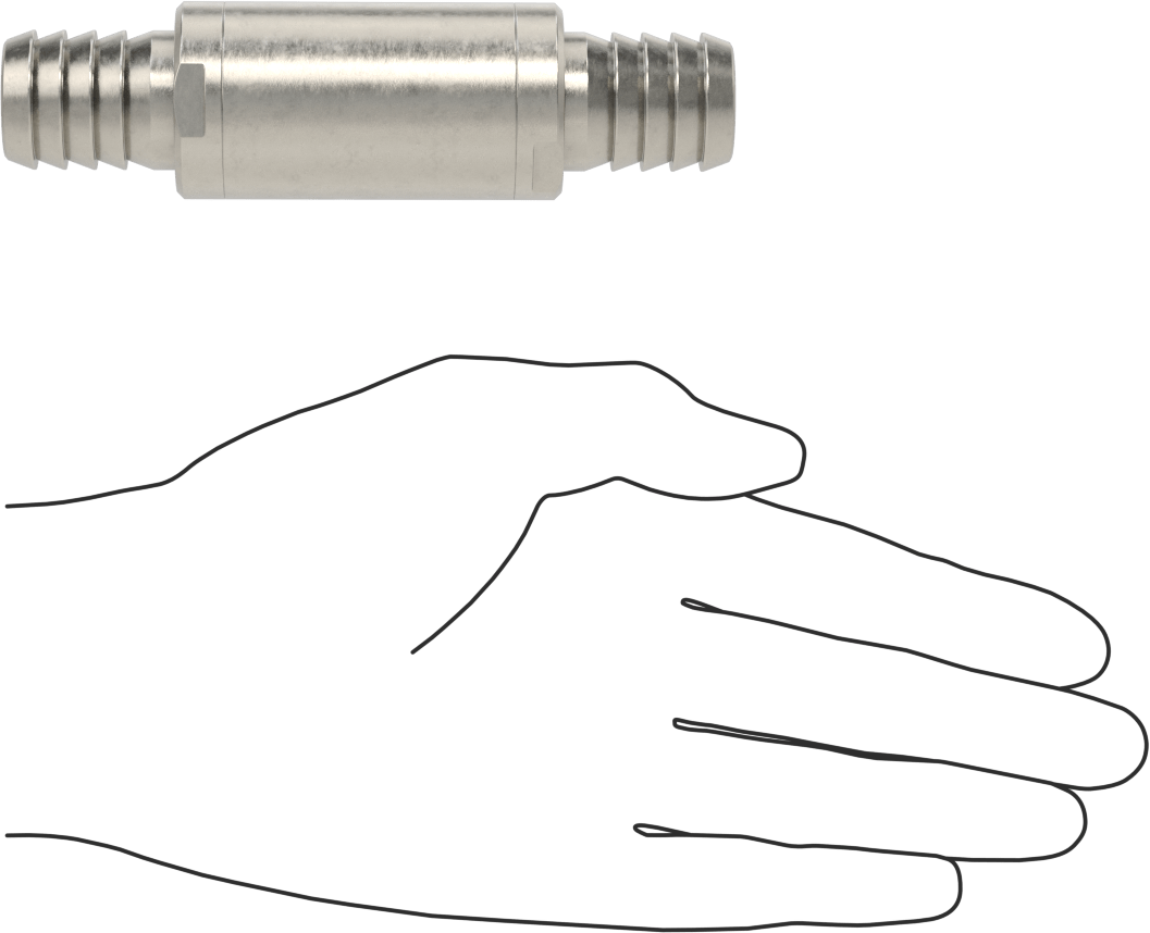 Dikenli Bağlantı Parçalı Ağır Hizmet Tipi Çek Valf, 3/4“ Dikenli Erkek Giriş x 3/4” Dikenli Erkek Çıkış
