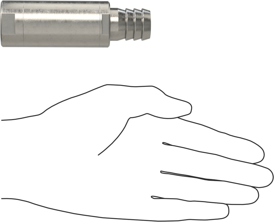 Dikenli Bağlantı Parçalı Ağır Hizmet Tipi Çek Valf, 3/4“ Dikenli Erkek Giriş x 3/4” NPT Dişi Çıkış