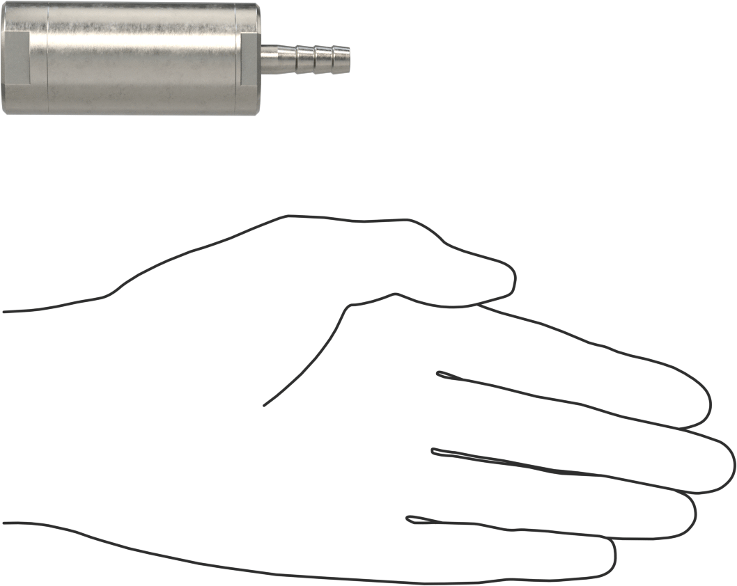 Dikenli Bağlantı Parçalı Ağır Hizmet Tipi Çek Valf, 1/4“ NPT Dişi Giriş x 1/4” Dikenli Erkek Çıkış