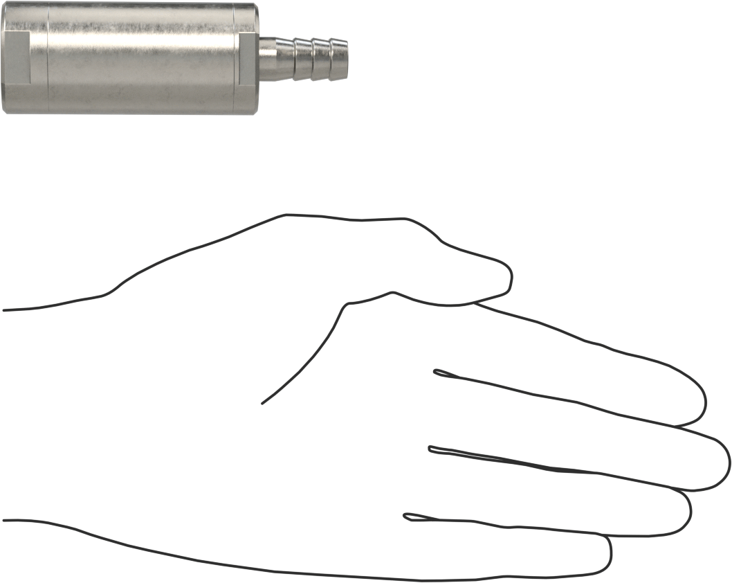 Dikenli Bağlantı Parçalı Ağır Hizmet Tipi Çek Valf, 3/8“ NPT Dişi Giriş x 3/8” Dikenli Erkek Çıkış