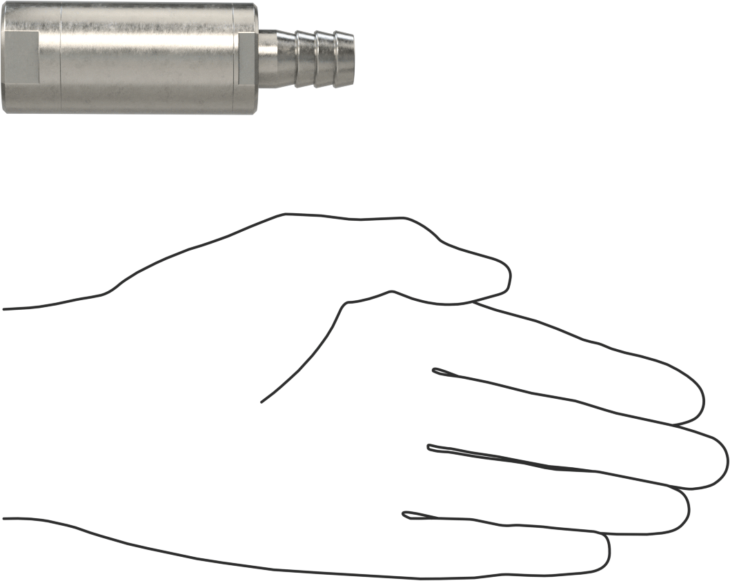 Dikenli Bağlantı Parçalı Ağır Hizmet Tipi Çek Valf, 1/2“ NPT Dişi Giriş x 1/2” Dikenli Erkek Çıkış