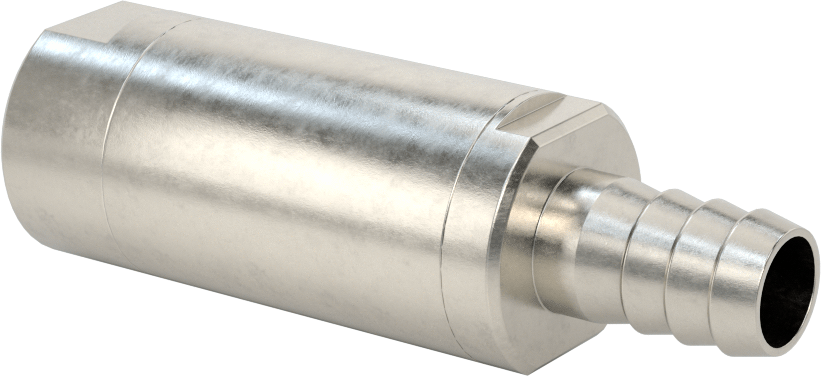 Dikenli Bağlantı Parçalı Ağır Hizmet Tipi Çek Valf, 1/2“ NPT Dişi Giriş x 1/2” Dikenli Erkek Çıkış