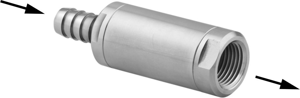 Dikenli Bağlantı Parçalı Ağır Hizmet Tipi Çek Valf, 1“ Dikenli Erkek Giriş x 1” NPT Dişi Çıkış