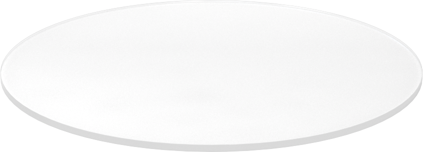 Ultra Yüksek Sıcaklık Kuvars Cam, 4" Çap, 1/16" Uzunluk