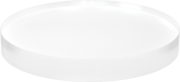 Ultra Yüksek Sıcaklık Kuvars Cam, 1" Çap, 1/8" Uzunluk