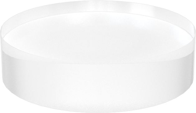 Ultra Yüksek Sıcaklık Kuvars Cam, 1" Çap, 1/4" Uzunluk