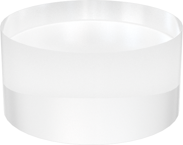 Ultra Yüksek Sıcaklık Kuvars Cam, 1/2" Çap, 1/4" Uzunluk