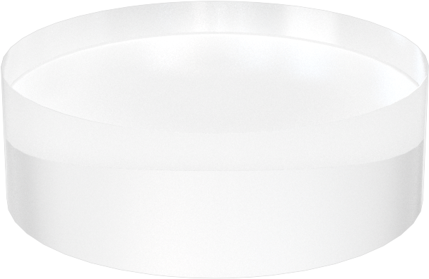 Ultra Yüksek Sıcaklık Kuvars Cam, 3/4 inç Çap, 1/4" Uzunluk