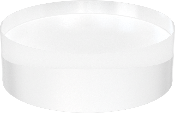 Ultra Yüksek Sıcaklık Kuvars Cam, 1-1/2" Çap, 1/2" Uzunluk