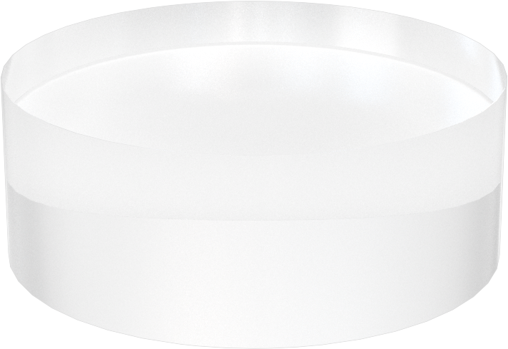 Ultra Yüksek Sıcaklık Kuvars Cam, 2 inç Çap, 3/4" Uzunluk