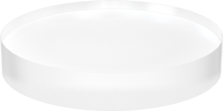 Ultra Yüksek Sıcaklık Kuvars Cam, 3" Çap, 1/2" Uzunluk
