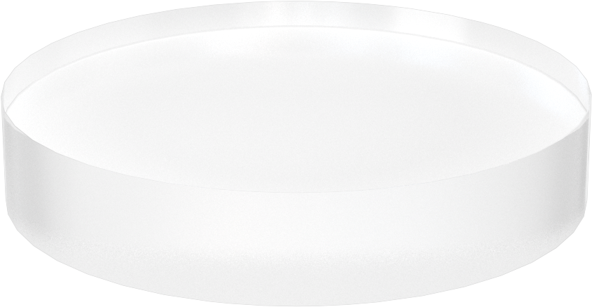 Ultra Yüksek Sıcaklık Kuvars Cam, 4" Çap, 3/4" Uzunluk
