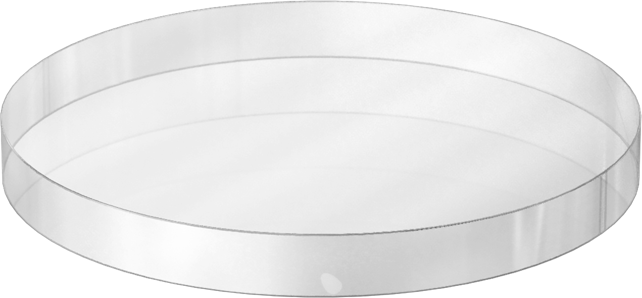 Ultra Yüksek Sıcaklık Kuvars Cam, 5" Çap, 1/2" Uzunluk