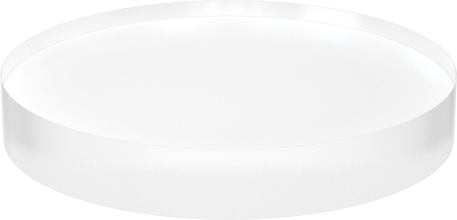Ultra Yüksek Sıcaklık Kuvars Cam, 5" Çap, 3/4" Uzunluk