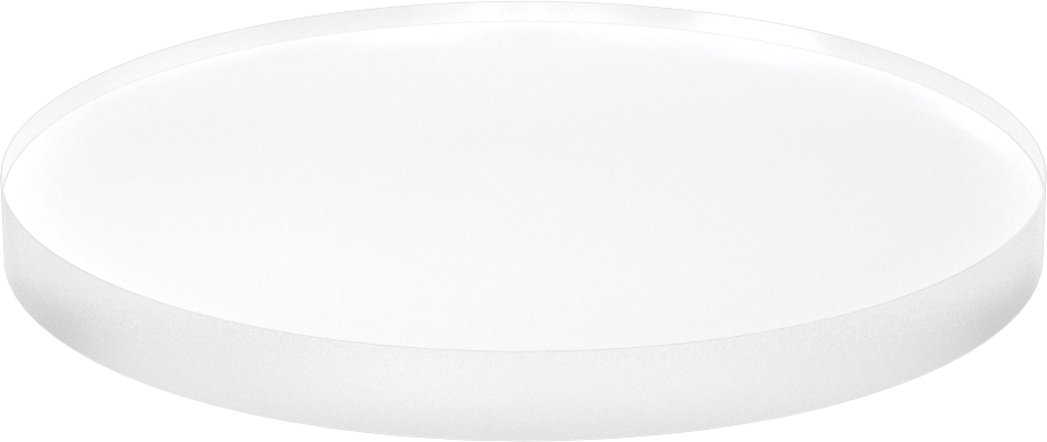Ultra Yüksek Sıcaklık Kuvars Cam, 6" Çap, 1/2" Uzunluk