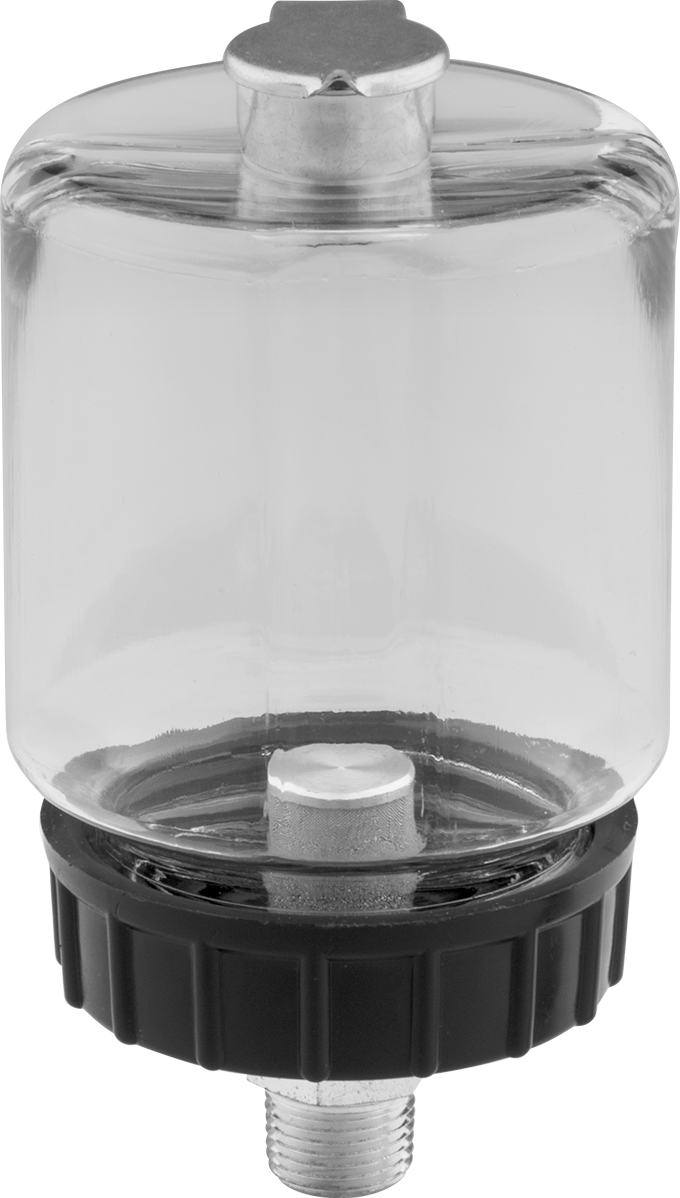 Yağ Haznesi, 3/8 NPT Erkek Çıkış, 2.5 FL oz Kapasite