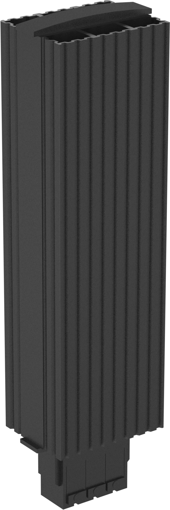 DIN Ray Muhafaza Alan Isıtıcısı, Radyant, Açık, 120-240V AC, 500 Btu/hr.