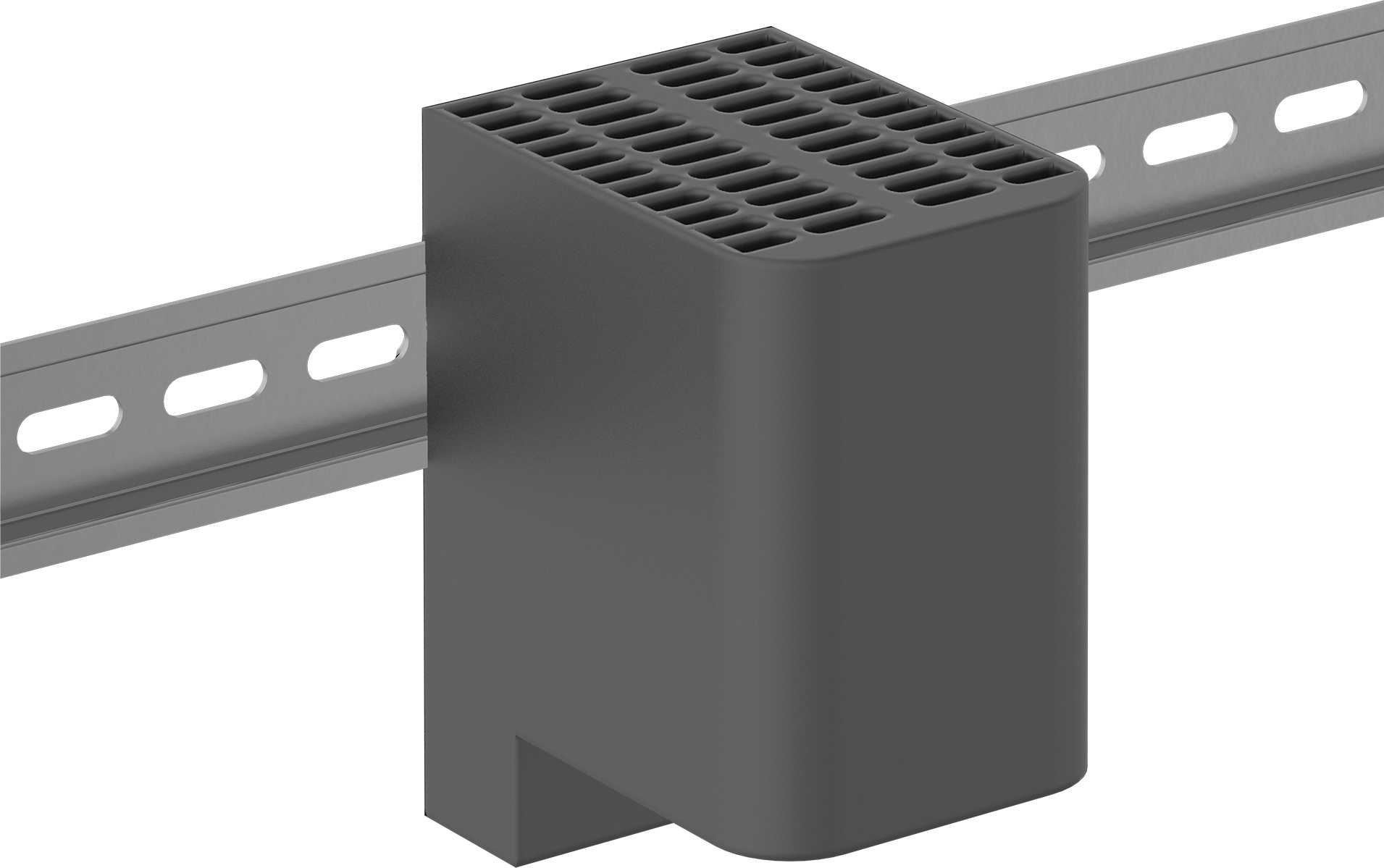 DIN Ray Muhafaza Alan Isıtıcısı, Kapalı, 120-240V AC, 30 Btu/hr.