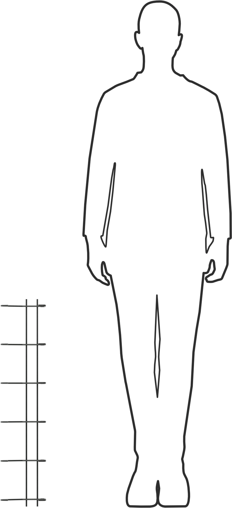 Raf, 6 kancalı, 27-1/2“ Genişlik x 6” Yükseklik x 1" Derinlik Toplam