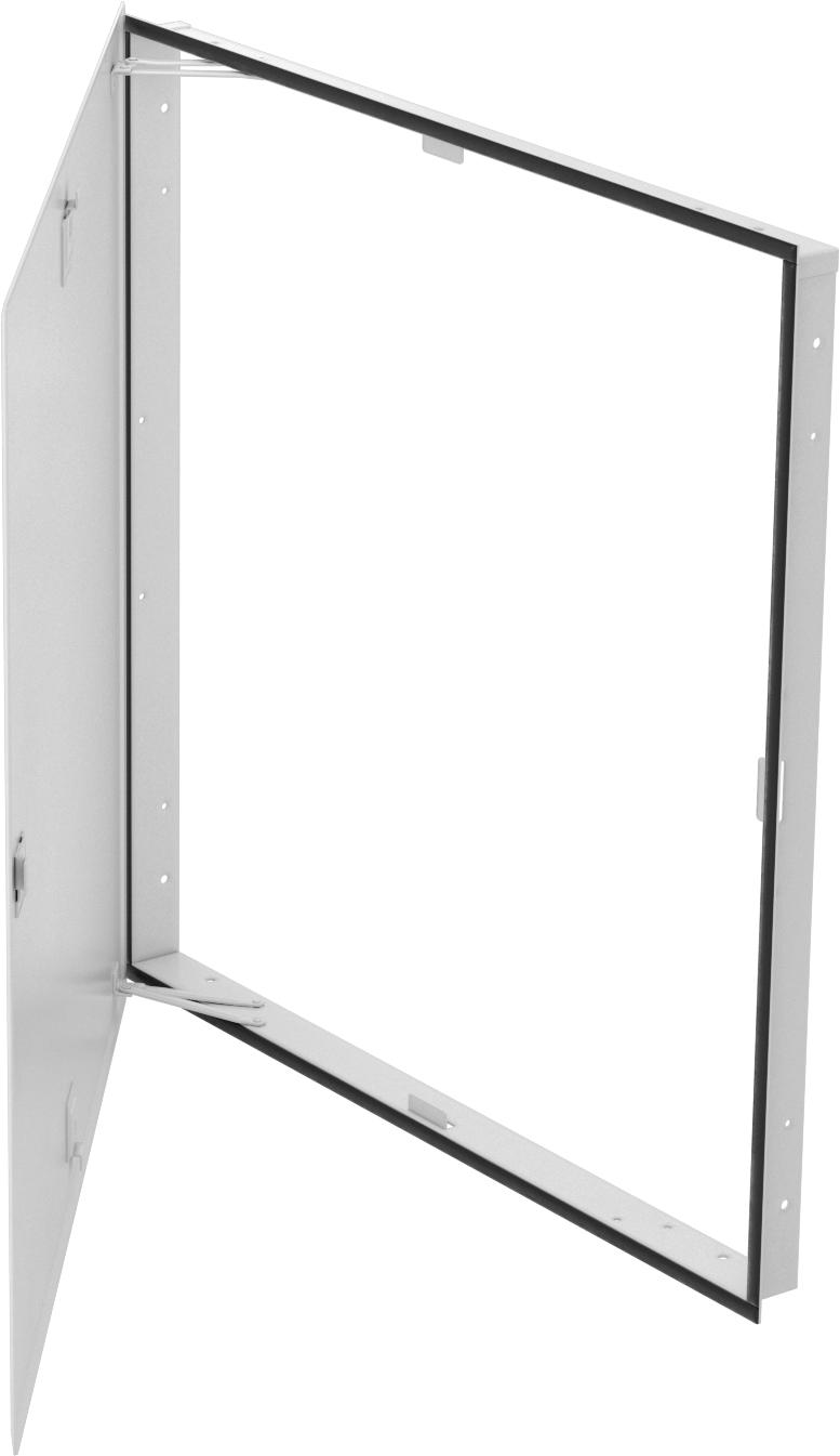 Tavan ve Duvar Montajlı Contalı Erişim Paneli, Çelik, 24-1/4“ x 24-1/4” x 1-3/4" kesik için