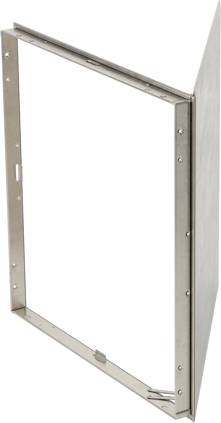 Tavan ve Duvar Montajlı Contalı Erişim Paneli, Paslanmaz Çelik, 24-1/4“ x 24-1/4” x 1-3/4" kesik için