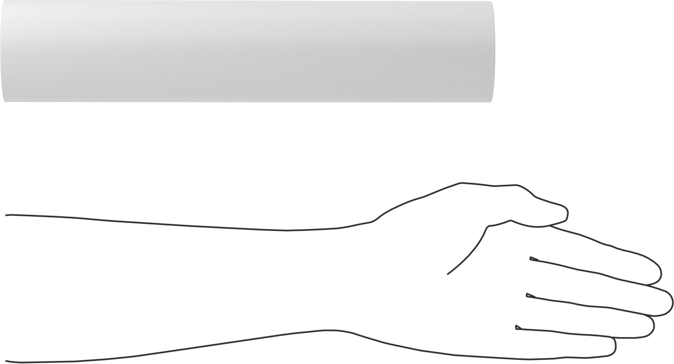 Cam Dolgulu Kimyasal Dayanıklı Kaygan PTFE Tüp, 2-1/2" OD x 1" ID, 1 Ayak Uzunluğunda