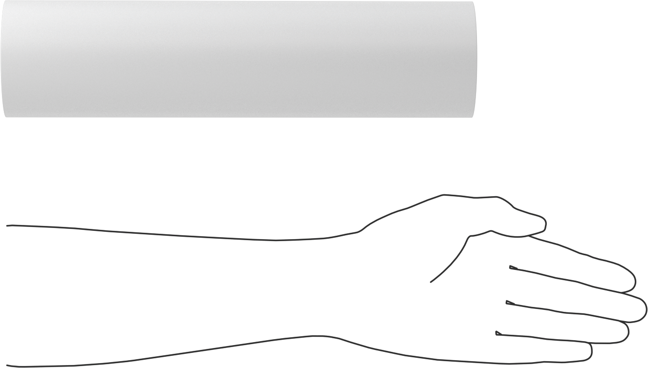 Cam Dolgulu Kimyasal Dayanıklı Kaygan PTFE Tüp, 3" OD x 1-1/4" ID, 1 Ayak Uzunluğunda