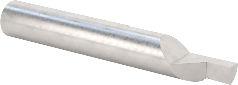 Yüz Yiv Açma Torna Takımı, 0,126" Oluk Genişliği, 1/4" Yiv Derinliği, 3/8" Şaft Çapı