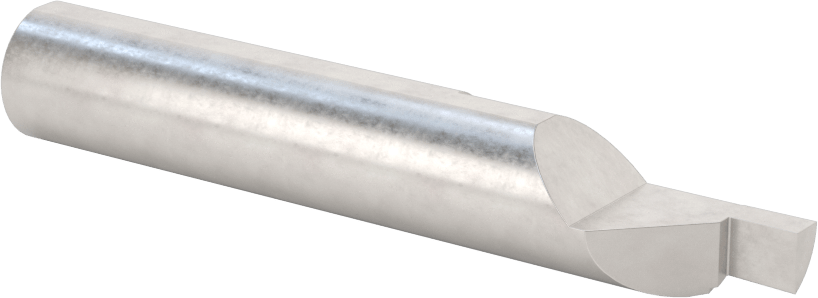 Yüz Yiv Açma Torna Takımı, 1/8" Oluk Genişliği, 1/4" Yiv Derinliği, 1/2" Şaft Çapı