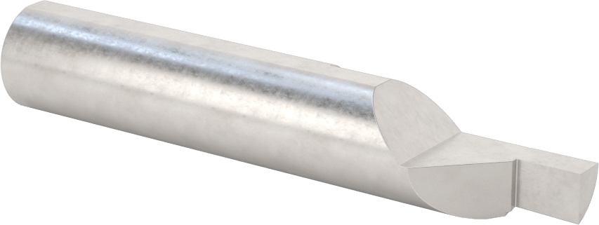 Yüz Yiv Açma Torna Takımı, 0,188" Oluk Genişliği, 3/8" Oluk Derinliği, 5/8" Şaft Çapı