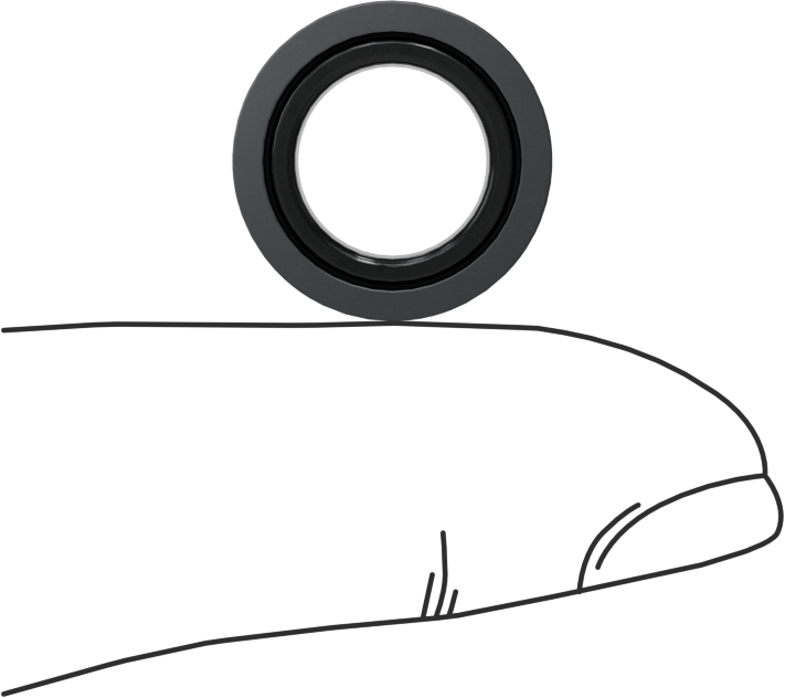 O-Ring Yivleri için Piston Contası, 5/8" Delik Çapı için