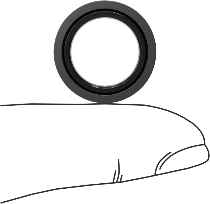 O-Ring Yivleri için Piston Contası, 3/4" Delik Çapı için