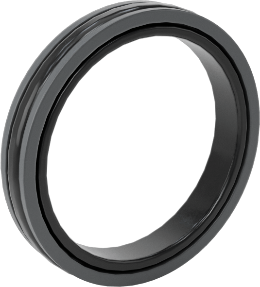 O-Ring Yivleri için Piston Contası, 1-1/4" Delik Çapı için